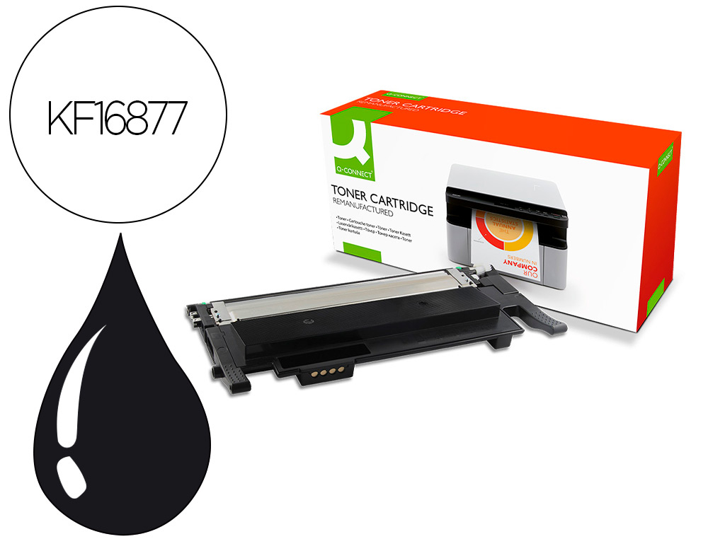 TONER Q-CONNECT COMPATIBLE SAMSUNG CLT-K404S/ELS XP      C430, C480 1500P NOIR