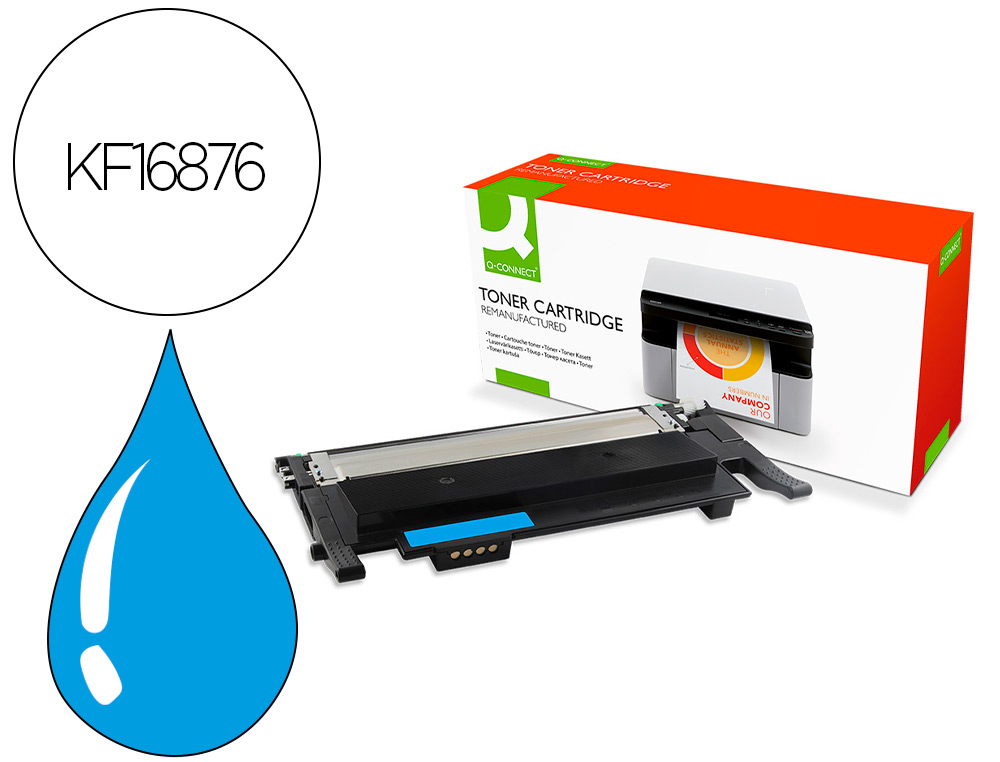 TONER Q-CONNECT COMPATIBLE SAMSUNG CLT-C404S/ELS XP      C430, C480 1000P CYAN
