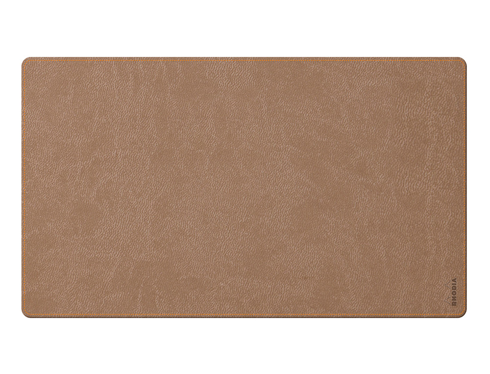 SOUS-MAIN RHODIARAMA SOUPLE SIMIL CUIR TAUPE VELOUT 60X35 CM