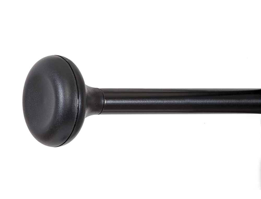 PORTE-MANTEAUX MAULGRANDO ACIER COURONNE DIAM. 37,5CM 16 CROCHETS HAUTEUR 1,75M SOCLE DIAM. 36,5CM COLORIS NOIR