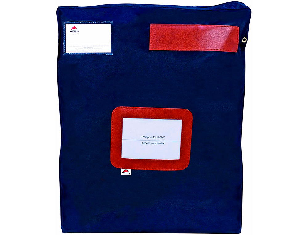 POCHETTE NAVETTE ALBA AVEC SOUFFLET NYLON IMPERMEABLE    GRAND MODELE 400X500CM        COLORIS BLEU/MARRON