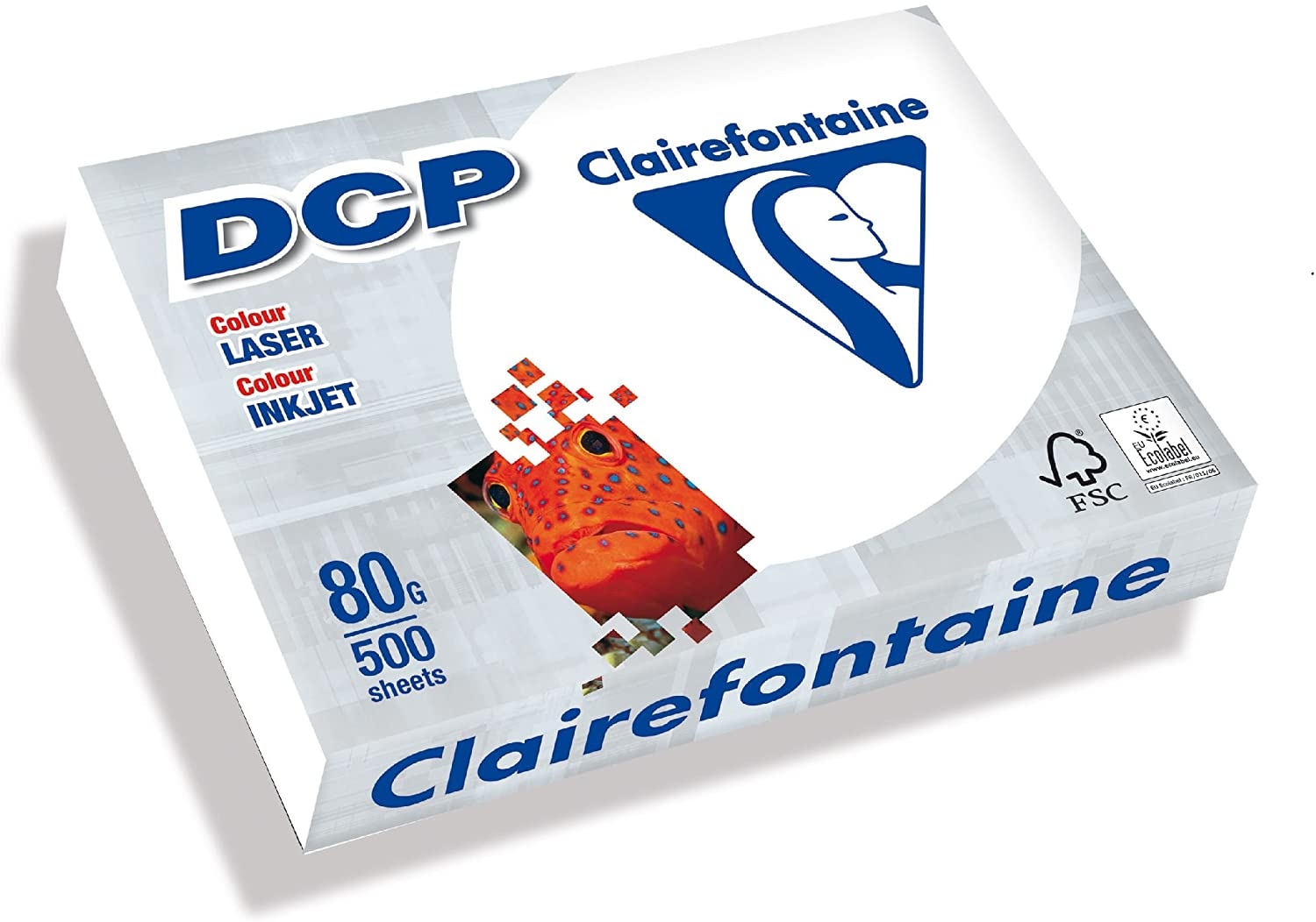 COPIE DOUBLE CLAIREFONTAINE A5+ 170X220MM PAPIER VÉLIN VELOUTÉ 100P 90G  SÉYÈS PERFORÉES ÉTUI VERNI