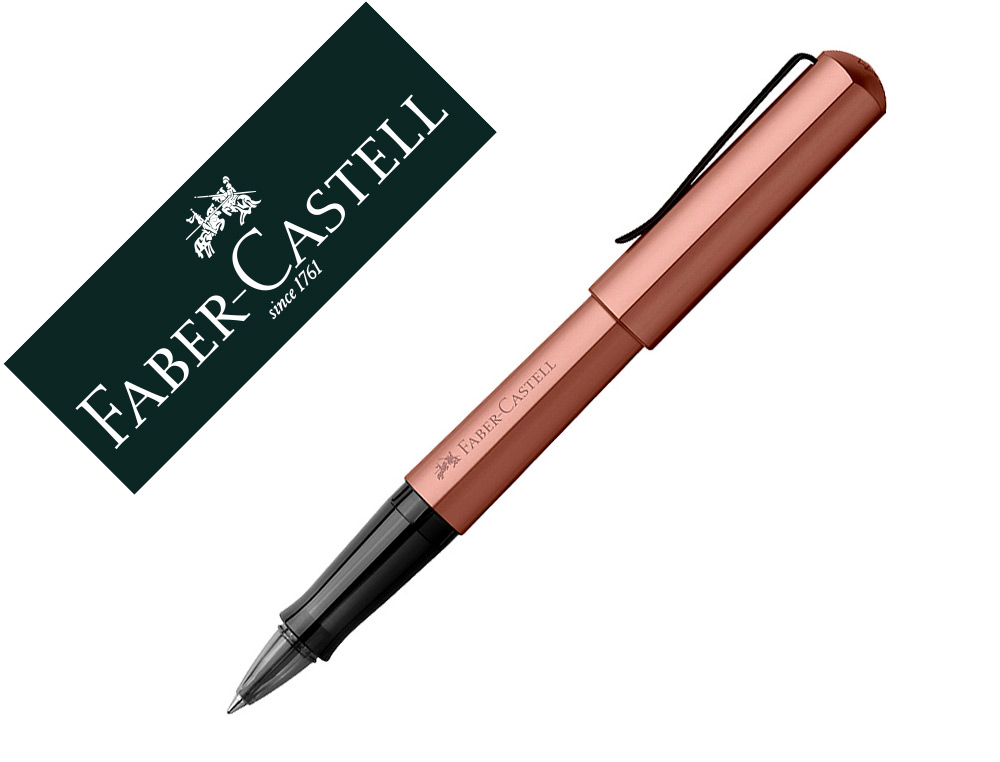 ROLLER FABER CASTELL HEXO POINTE CERAMIQUE ALUMINIUM    BRONZE