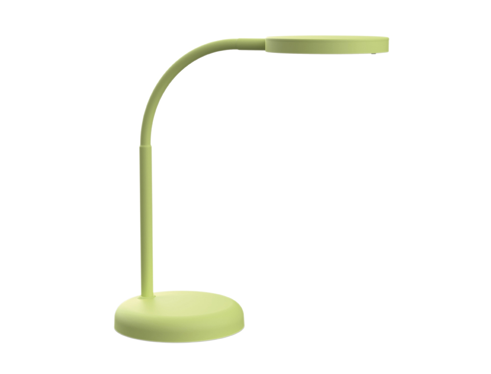 LUMINAIRE BUREAU MAULJOY LED HAUTEUR 33,5CM BRAS 35,8CM    TETE DIAMETRE 11,8CM COLORIS  VERT