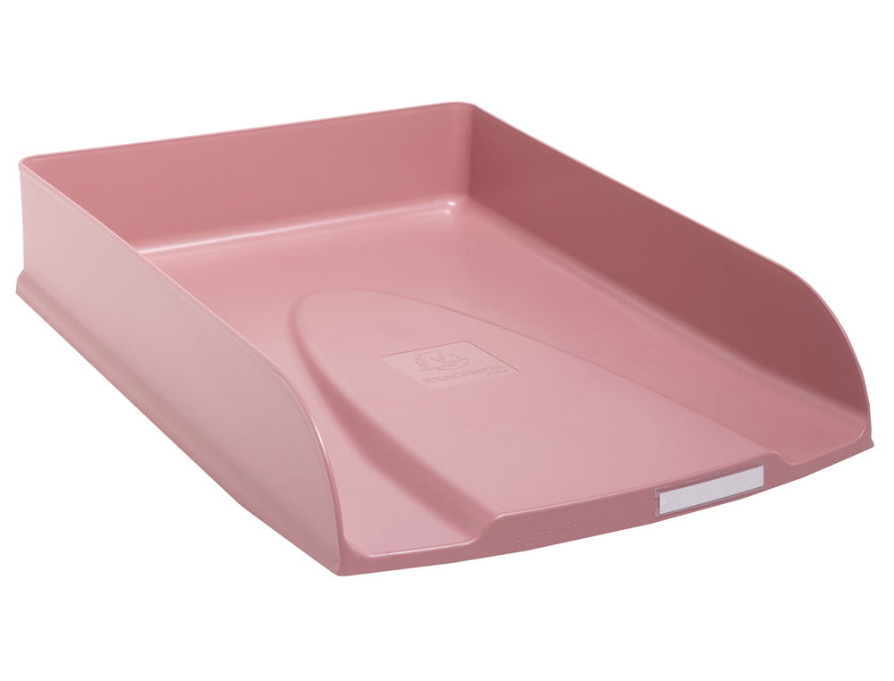 CORBEILLE COURRIER EXACOMPTA COMBO STYLI SKANDI A4+ SUPERPOSABLE VERTICALE/ESCALIER COLORIS VIEUX ROSE