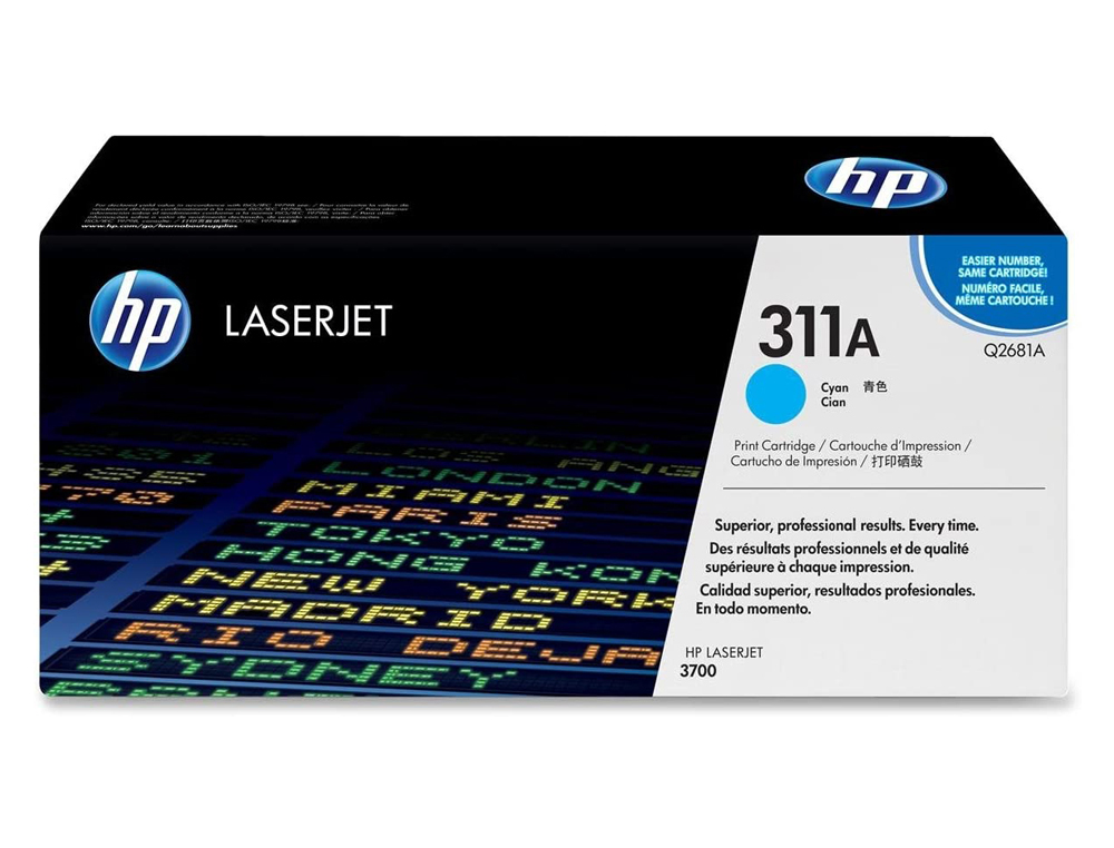 TONER LASER HP N.81A Q2681A COULEUR CYAN 6000