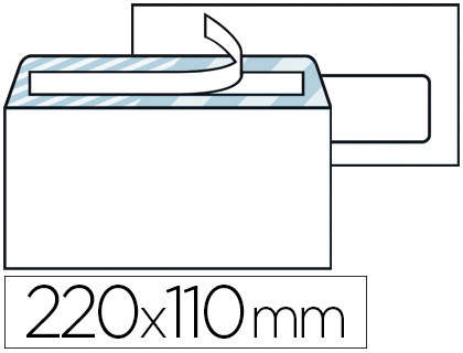 Enveloppe C6 - 114x162 - 80g/m² - GPV 1381 - Boite de 500