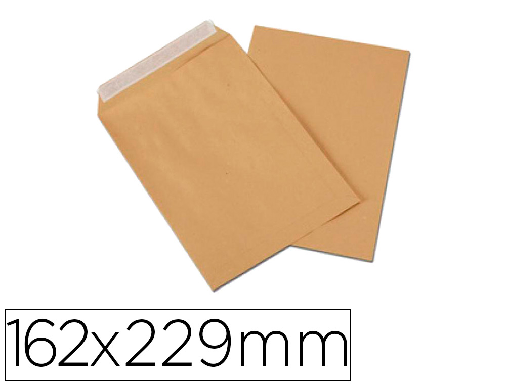 Pochette kraft armé 260x330mm 24 soufflet 30mm économique sachet 50u