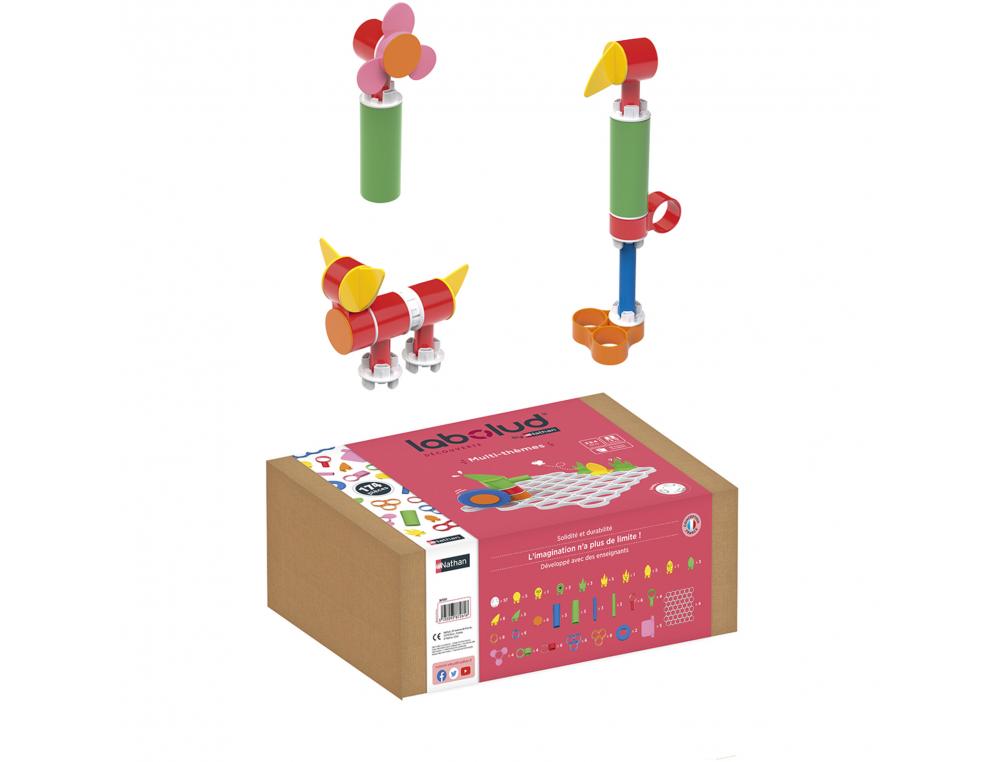 JEU DE CONSTRUCTION LABOLUD NATHAN DECOUVERTE 174 PIECES