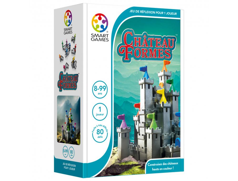 LOGIQUE REFLEXION SMART CHATEAU FORMES EMPILATION DES NIVEAUX 80 DEFIS 9 PIECES     CHATEAU 3D 1 JOUEUR