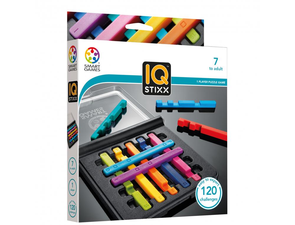 LOGIQUE REFLEXION SMART IQ STIXX EMPILEMENT DE 10        BATONNETS COLORES 120 DEFIS 1 JOUEUR