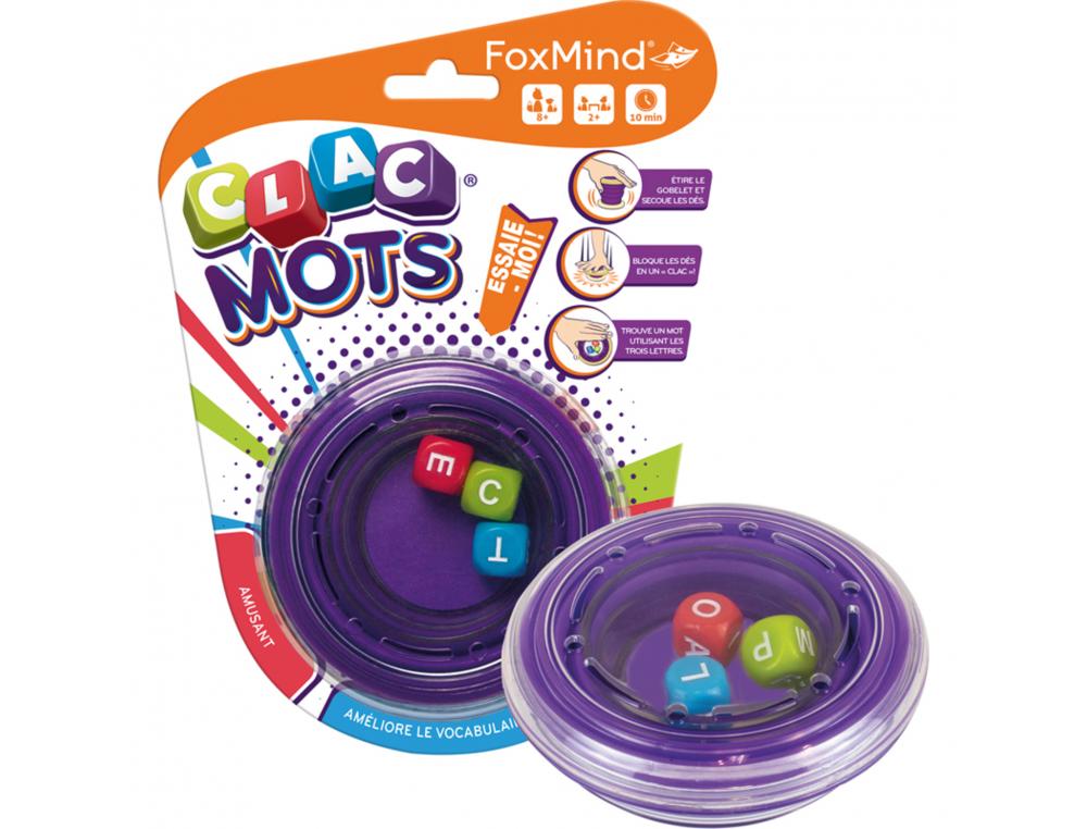 JEU DE D S CLAC MOTS FOX MIND