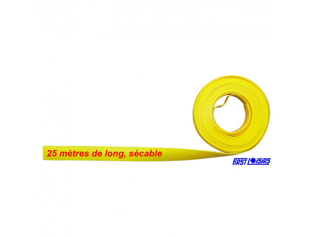 ROULEAU JAUNE DE MARQUAGE DE 2,5M DE MARQUAGE SECABLE