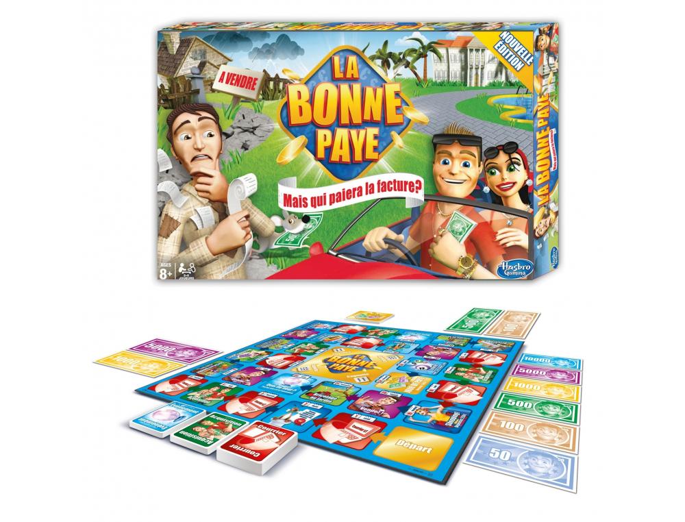 JEU DE SOCIETE HASBRO LA BONNE PAYE 2 A 6 JOUEURS