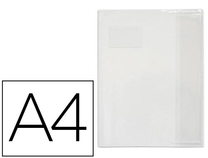 PROTGE-CAHIER ELBA STANDARD PVC CRISTAL 12/100E A4 210X297MM INCOLORE