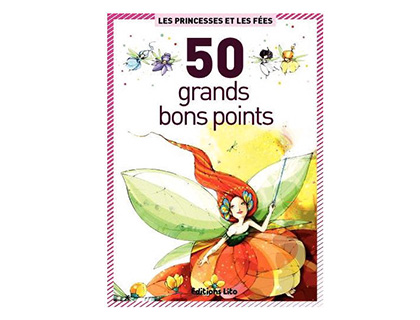 BON POINT DITIONS LITO LES PRINCESSES ET LES FES TEXTE PDAGOGIQUE AU VERSO 140X102MM BOTE 50 UNITS