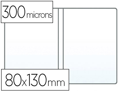 TUI PROTECTION ELBA PVC 20/100E 80X130MM SPCIFIQUE CARTE D'IDENTIT