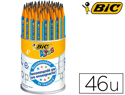 CRAYON BIC KIDS GRAPH ERGO BEGINNER EVOLUTION MINE HB 4MM POT 46 UNITS