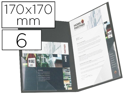 POCHETTE COIN TARIFOLD 3L ADHSIVE POLYPROPYLNE TRANSPARENT RSISTANT FORMAT TRIANGLE 170X170MM 6 UNITS