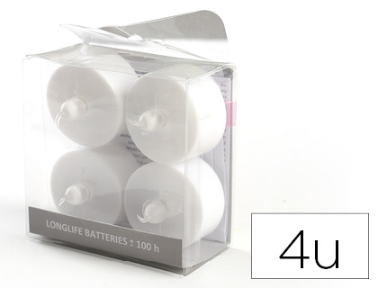 BOUGIE LED DTM LOT DE 4 UNITS