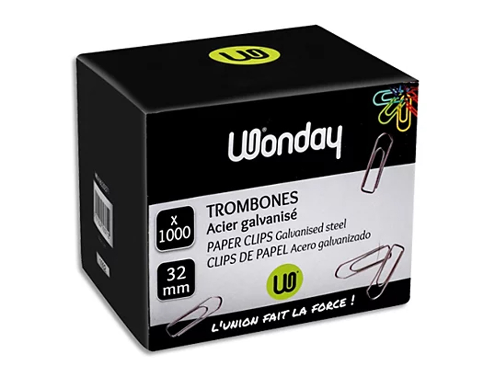 TROMBONE WONDAY GALVANIS 32MM BOTE 1000 UNITS