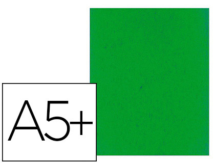PROTGE-CAHIER COUTAL CARTE LUSTRE 3/100E FORMAT COLIER 170X220MM COLORIS VERT