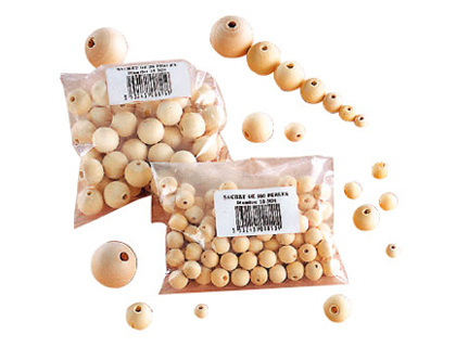 PERLE L'UNIVERS DE PIWI BOIS BRUT SACHET 575 UNITS
