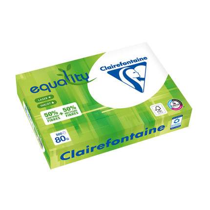 PAPIER A4 80G BLANC EQUALITY 500 FEUILLES